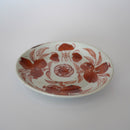 赤絵福寿三多文皿 ②