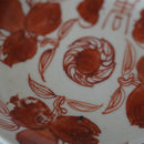 赤絵福寿三多文皿 ②