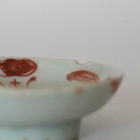 赤絵福寿三多文豆皿 ⑦