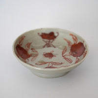 赤絵福寿三多文豆皿 ⑥