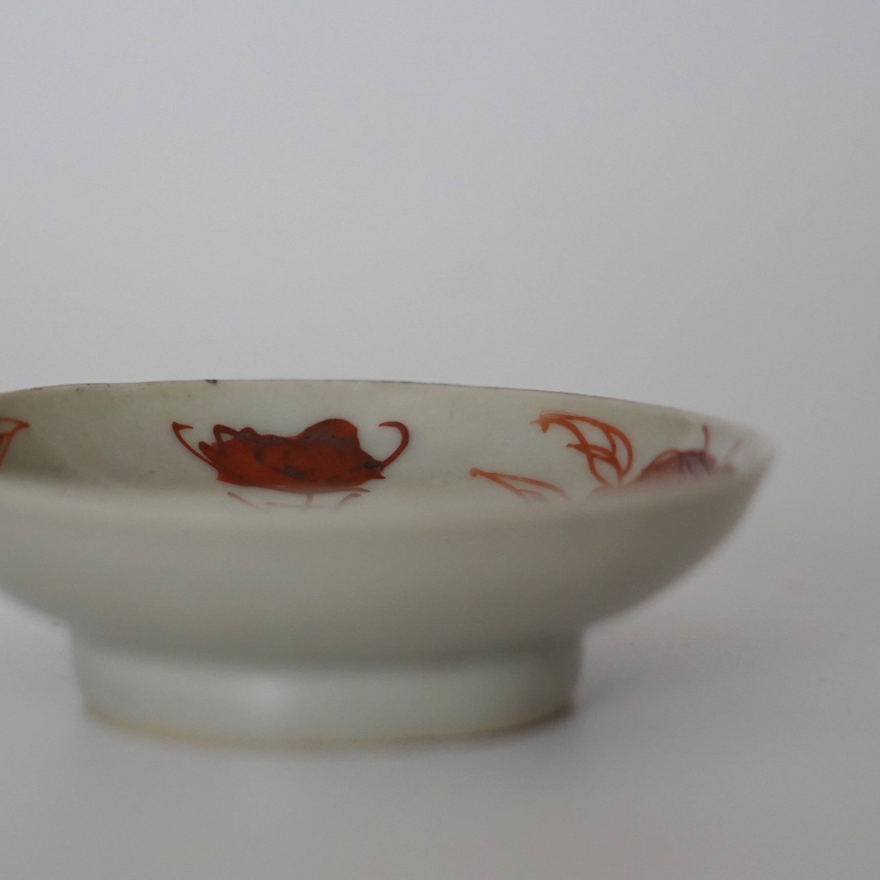 赤絵福寿三多文豆皿 ⑥