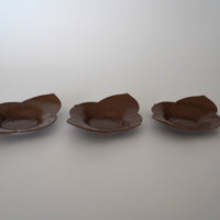 銅製花弁茶托3枚セット