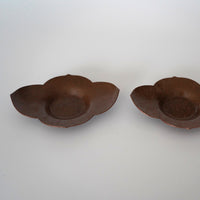 銅製花弁茶托3枚セット