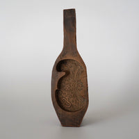 木彫蝙蝠文月餅型