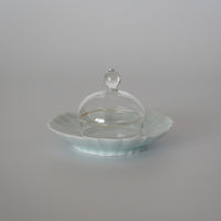 影青茶托・蓋置