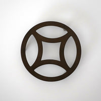 銅製七宝文壺承