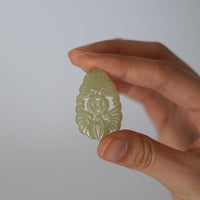 石製福在眼前茶枕