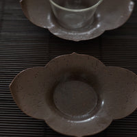 銅製花弁茶托3枚セット
