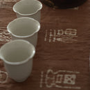 綿製柿渋染万福文敷布大