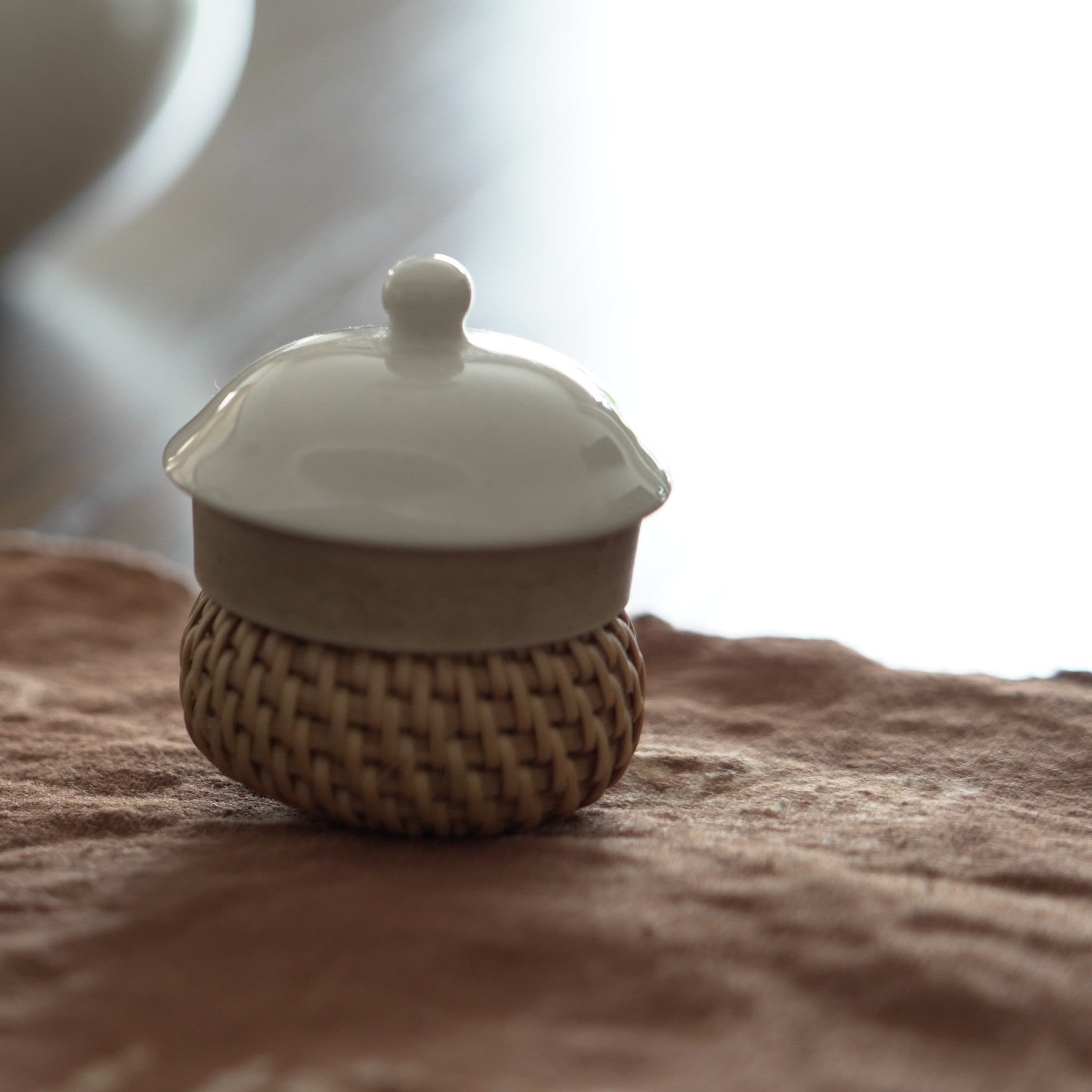 籐製中国結蓋置