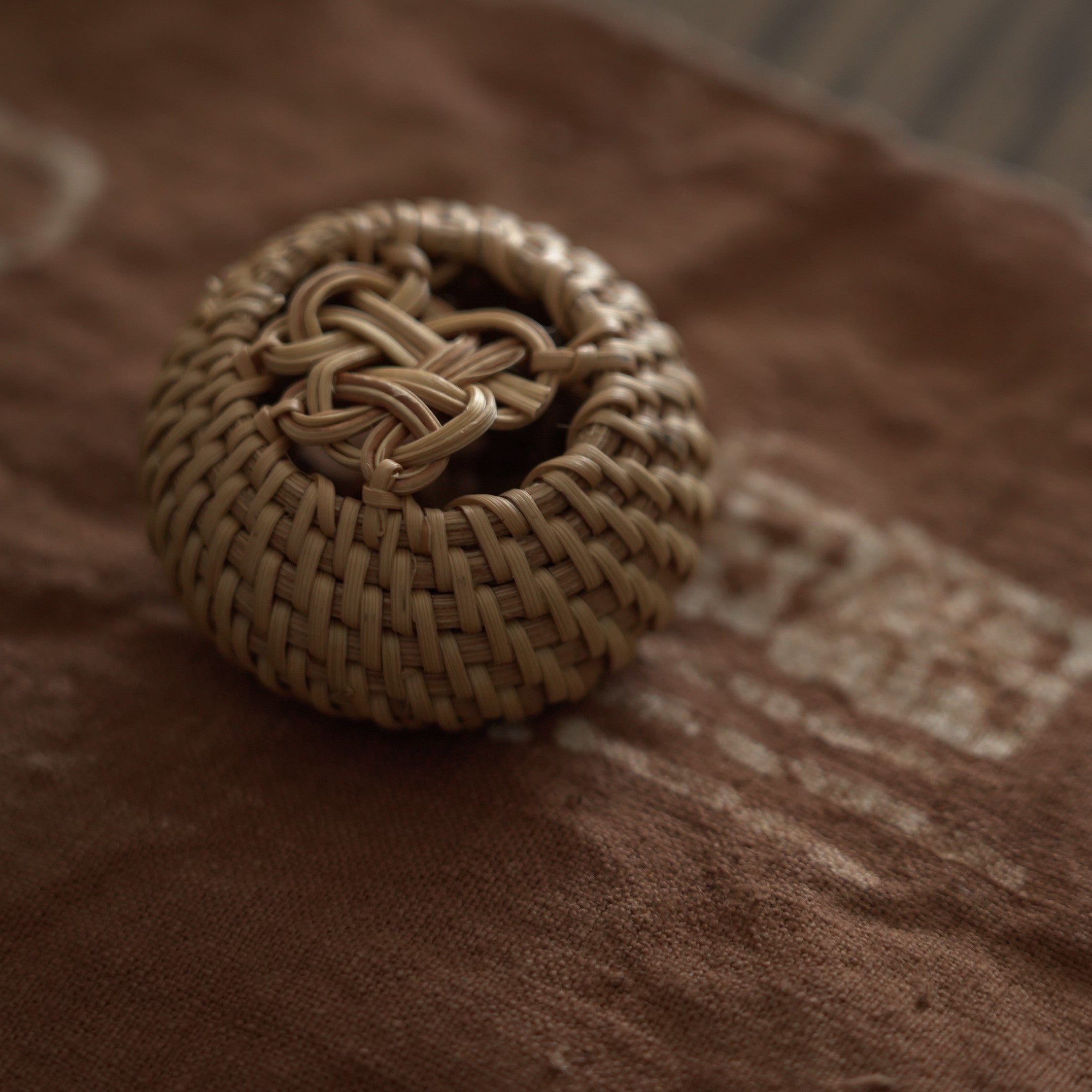 籐製中国結蓋置