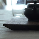 木製正方壺承　クルミ