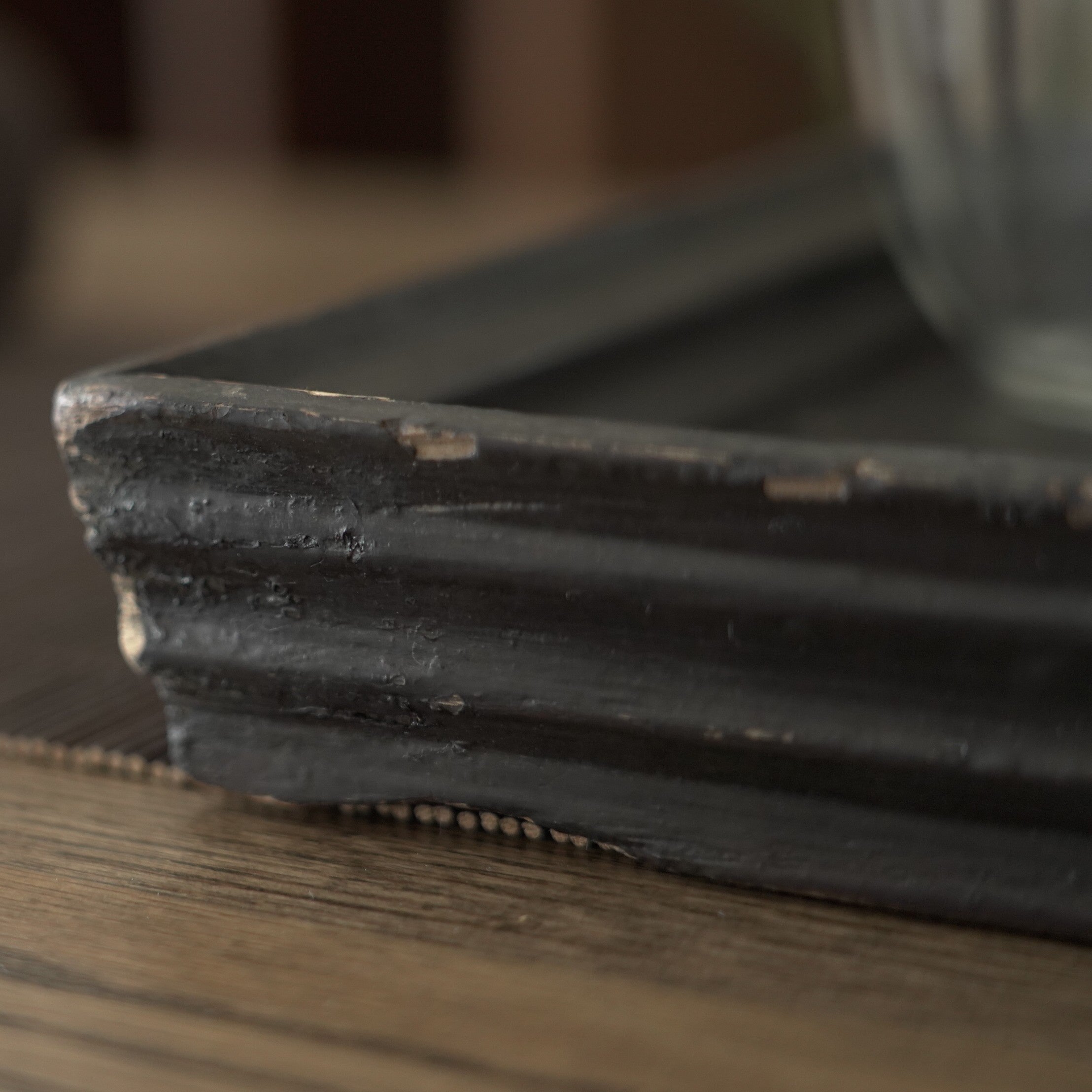 老黒漆小茶盆②