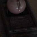 老木彫寿字木箱