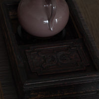 老木彫寿字木箱