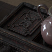 老木彫寿字木箱