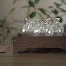 木製正方盆大　クルミ