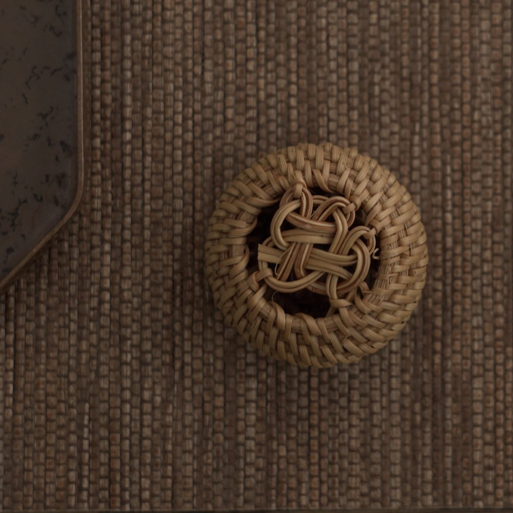 籐製中国結蓋置