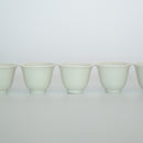 【蚤の市】草木灰釉茶杯茶海建水壺承セット