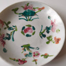 粉彩四季花文皿⑨