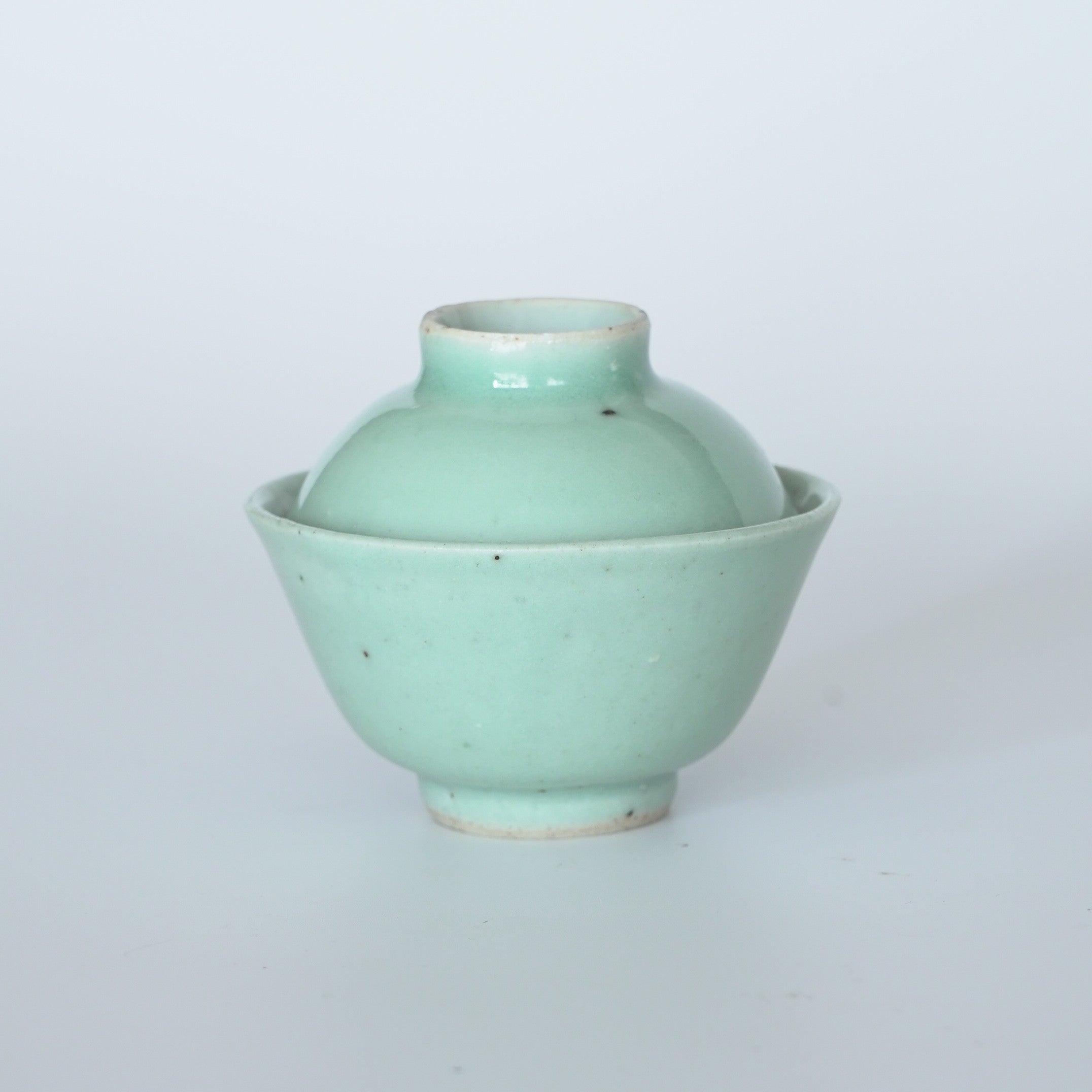 豆青釉蓋碗①小