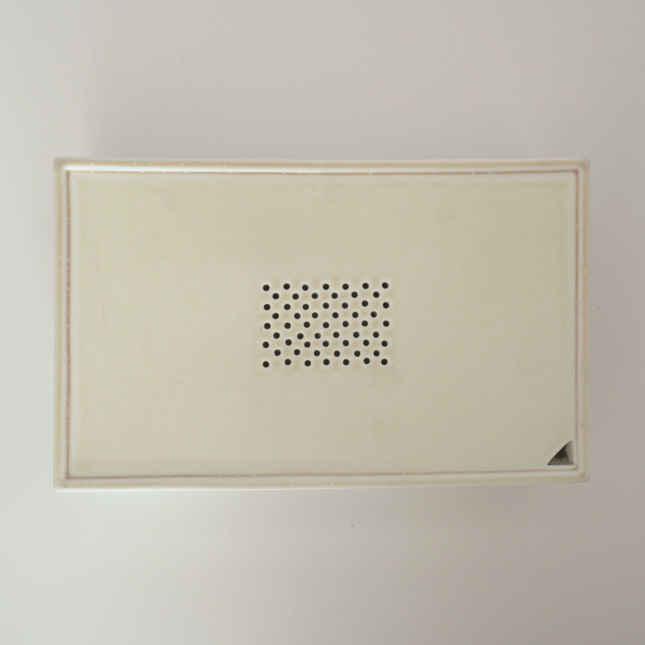 長方窯変茶盤①象牙色