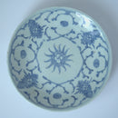 青花絡枝蓮文皿大