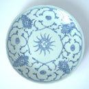 青花絡枝蓮文皿大