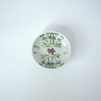 粉彩竹詩文豆皿②