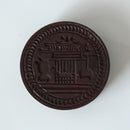 老木彫月宮玉兎文蓋置