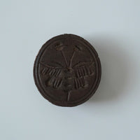 老木彫胡蝶文蓋置