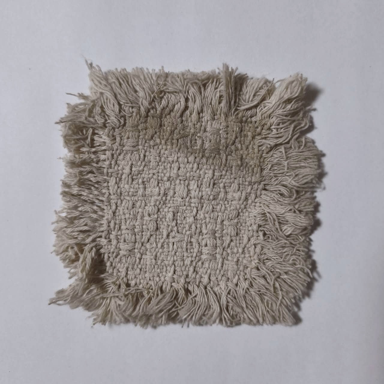 綿製草木染茶托小