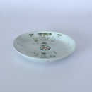 粉彩竹詩文皿②