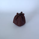 絹製紅雲紗茶器包小