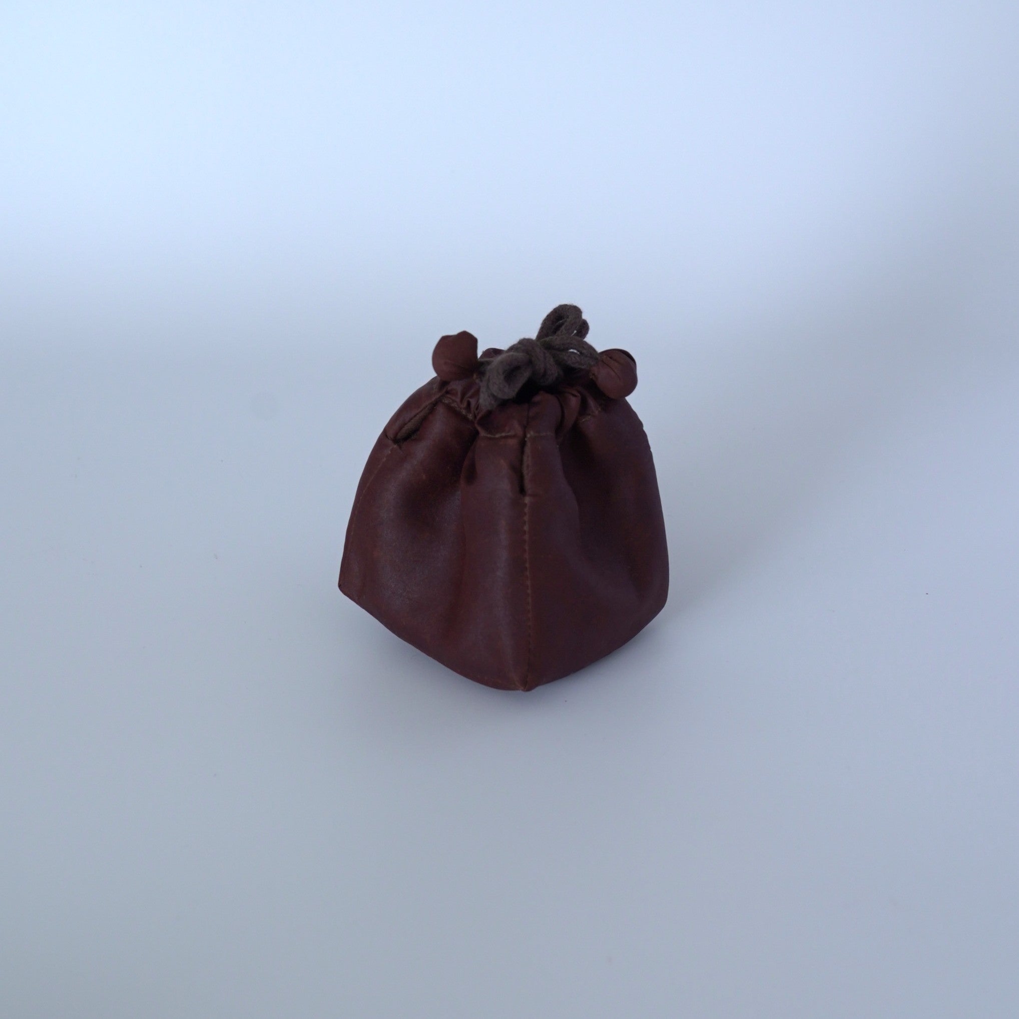 絹製紅雲紗茶器包小