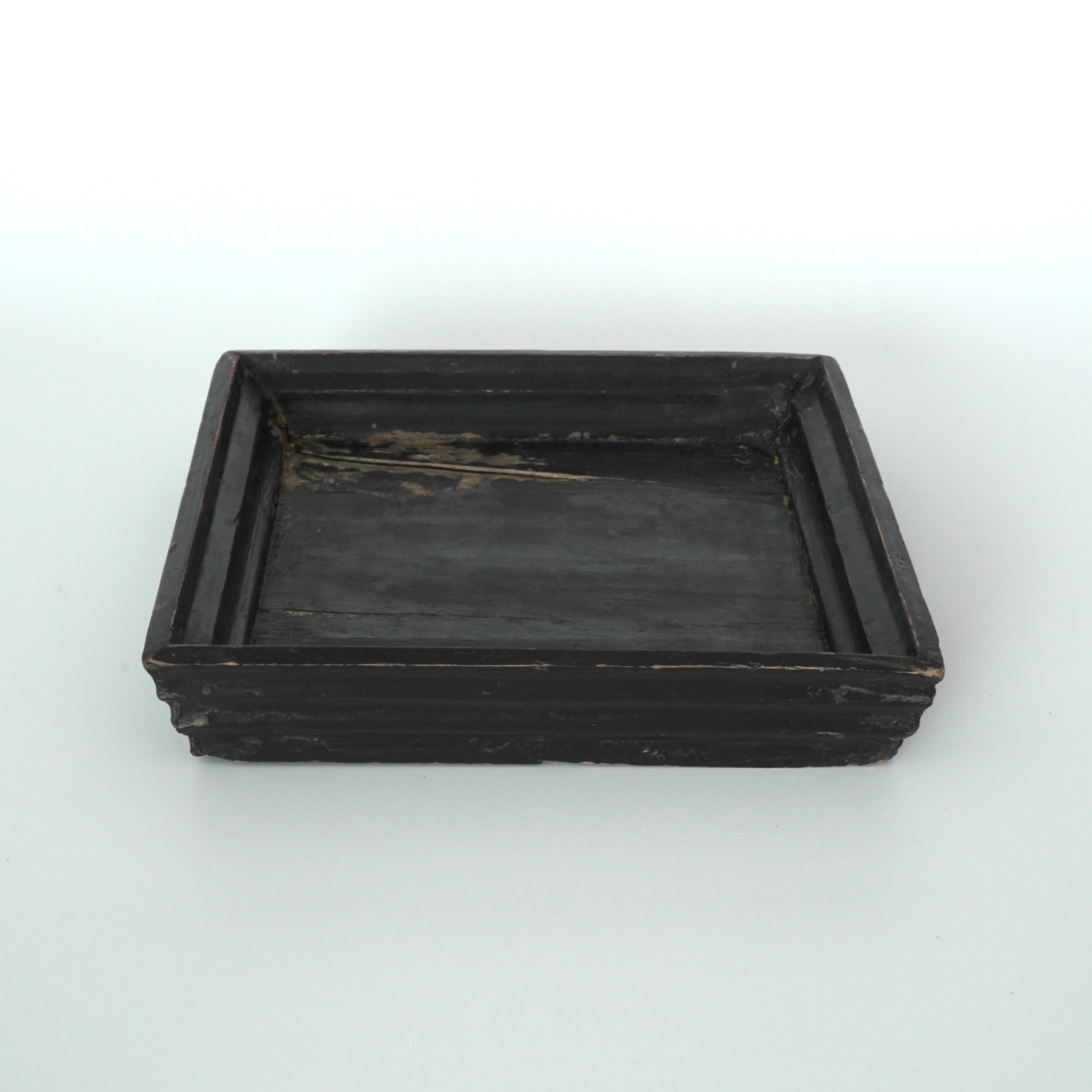 老黒漆小茶盆②