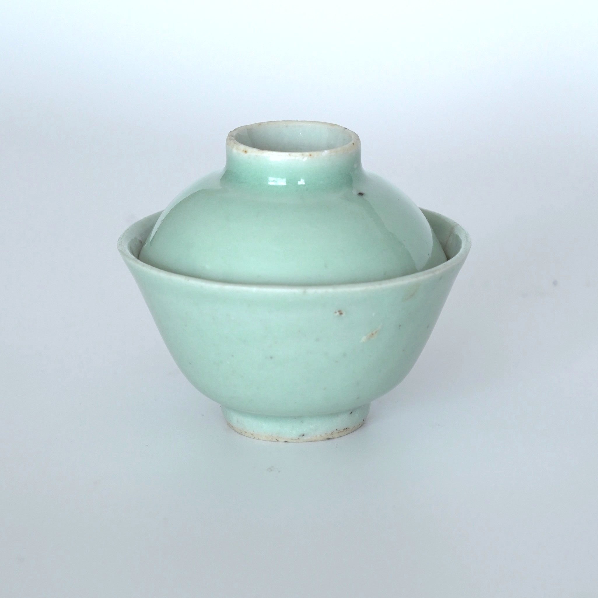 豆青釉蓋碗①小