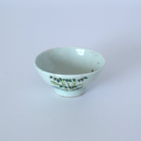 粉彩竹節文茶杯②