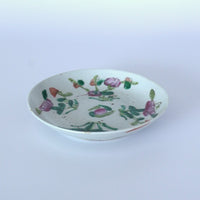 粉彩四季花文皿⑦