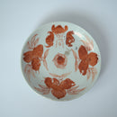 赤絵福寿三多文皿④