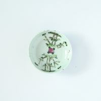 粉彩竹詩文豆皿⑥